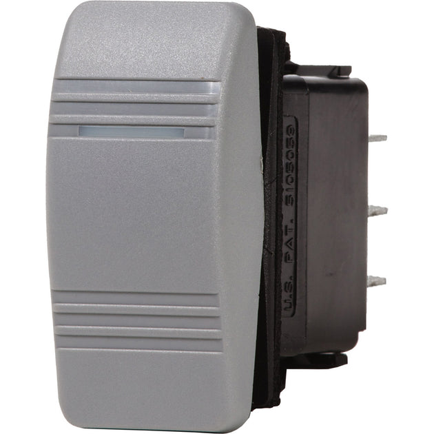 Blue Sea 7944 Contura III Switch SPDT - (ON)-OFF-ON - Grey [7944] - Premium Switches & Accessories from Blue Sea Systems - Just $24.99! Shop now at Brushy Creek Marine