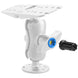 RAM Mount Mixed Combination Pin-Lock Security Nut & Key Knob f/2.25"/3.38" Diameter D/E Size Arms [RAP-S-NUT5U] - Premium D Size from RAM Mounting Systems - Just $9.49! Shop now at Brushy Creek Marine