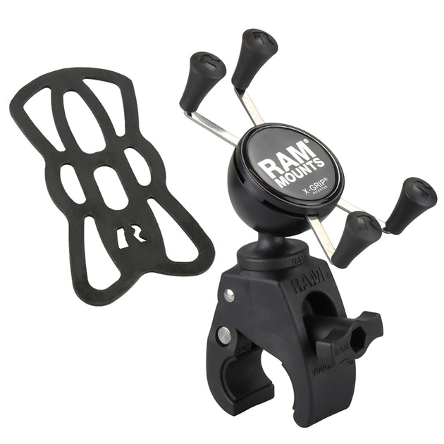RAM Mount Tough-Claw Mount w/Universal X-Grip Phone Holder [RAM-HOL-UN7-400U] - Premium iPad/iPhone/iPod Mounts from RAM Mounting Systems - Just $63.99! Shop now at Brushy Creek Marine