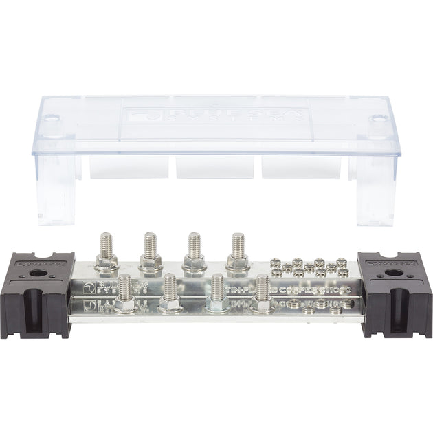 Blue Sea PowerBar 1000 - 8 3/8" Terminal Studs w/Cover [1990] - Premium Busbars, Connectors & Insulators from Blue Sea Systems - Just $265.99! Shop now at Brushy Creek Marine