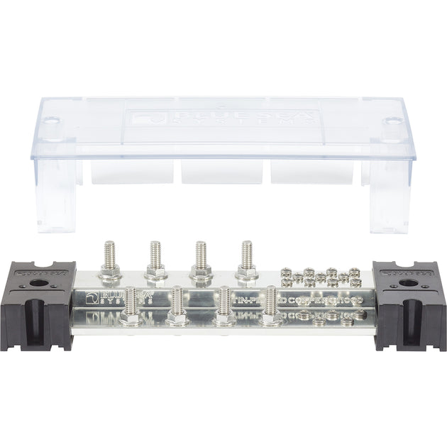 Blue Sea PowerBar 1000 - 8 5/16" Terminal Studs w/Cover [1992] - Premium Busbars, Connectors & Insulators from Blue Sea Systems - Just $265.99! Shop now at Brushy Creek Marine