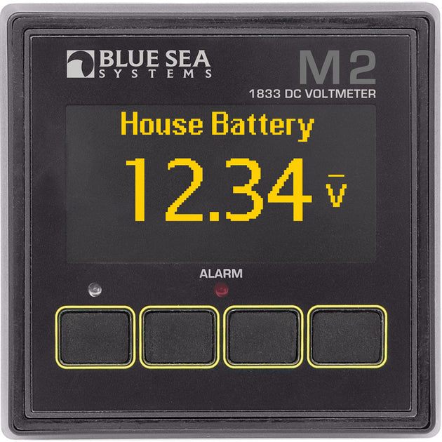 Blue Sea 1833 M2 DC Voltmeter [1833] - Premium Meters & Monitoring from Blue Sea Systems - Just $446.99! Shop now at Brushy Creek Marine