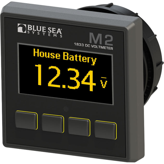 Blue Sea 1833 M2 DC Voltmeter [1833] - Premium Meters & Monitoring from Blue Sea Systems - Just $446.99! Shop now at Brushy Creek Marine