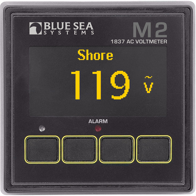 Blue Sea 1837 M2 AC Voltmeter [1837] - Premium Meters & Monitoring from Blue Sea Systems - Just $498.99! Shop now at Brushy Creek Marine