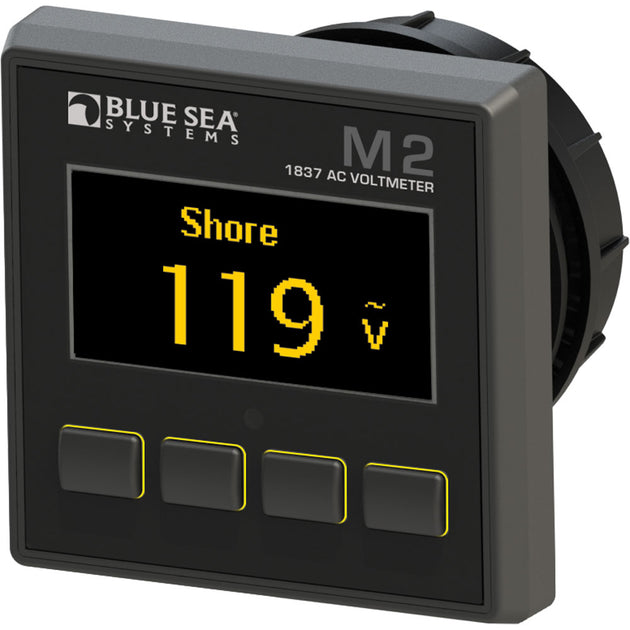 Blue Sea 1837 M2 AC Voltmeter [1837] - Premium Meters & Monitoring from Blue Sea Systems - Just $498.99! Shop now at Brushy Creek Marine