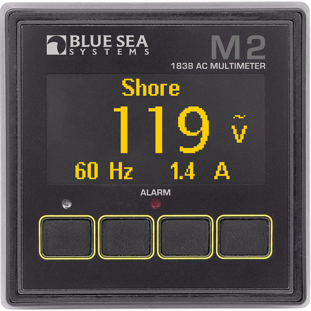 Blue Sea 1838 M2 AC Multimeter [1838] - Premium Meters & Monitoring from Blue Sea Systems - Just $527.99! Shop now at Brushy Creek Marine