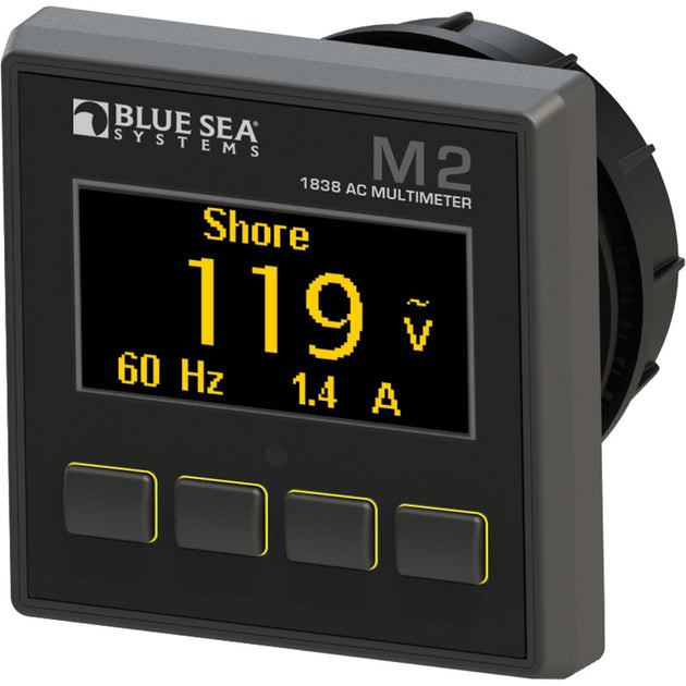 Blue Sea 1838 M2 AC Multimeter [1838] - Premium Meters & Monitoring from Blue Sea Systems - Just $527.99! Shop now at Brushy Creek Marine