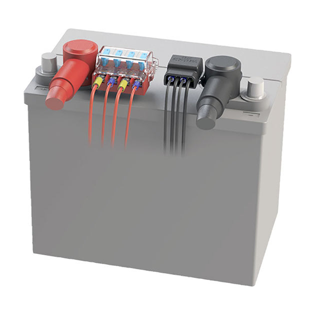 Blue Sea 5024 ST-Blade Battery Terminal Mount Fuse Block Kit [5024] - Premium Fuse Blocks & Fuses from Blue Sea Systems - Just $61.99! Shop now at Brushy Creek Marine