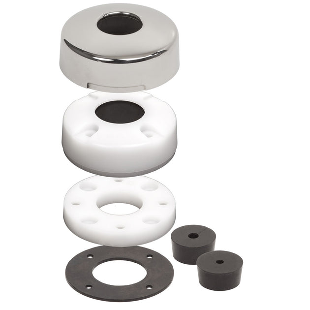 Blue Sea CableClam w/Stainless Steel Dress Cap - 0.83" [1002100] - Premium Wire Management from Blue Sea Systems - Just $51.99! Shop now at Brushy Creek Marine