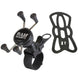 RAM Mount EZ-Strap Rail Mount w/Universal X-Grip Cell Phone Holder [RAP-SB-187-UN7U] - Premium Rail/Handle Bar Mounts from RAM Mounting Systems - Just $43.49! Shop now at Brushy Creek Marine