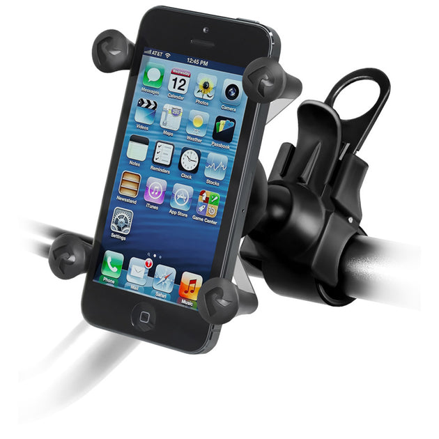 RAM Mount EZ-Strap Rail Mount w/Universal X-Grip Cell Phone Holder [RAP-SB-187-UN7U] - Premium Rail/Handle Bar Mounts from RAM Mounting Systems - Just $41.99! Shop now at Brushy Creek Marine