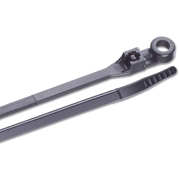 Ancor 14" UV Black Mounting Cable Zip Ties - 100 Pack [199258] - Premium Wire Management from Ancor - Just $33.99! Shop now at Brushy Creek Marine