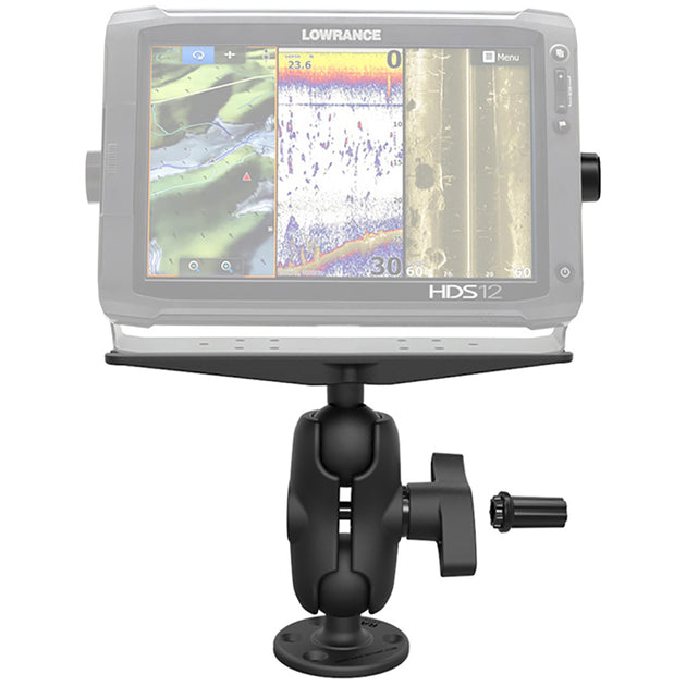 RAM Mount Heavy Duty Marine Electronics Mount w/Combination Pin-Lock Security Kit Short Arm [RAM-SG-D-111U-C] - Premium Marine Electronics Mounts from RAM Mounting Systems - Just $162.99! Shop now at Brushy Creek Marine