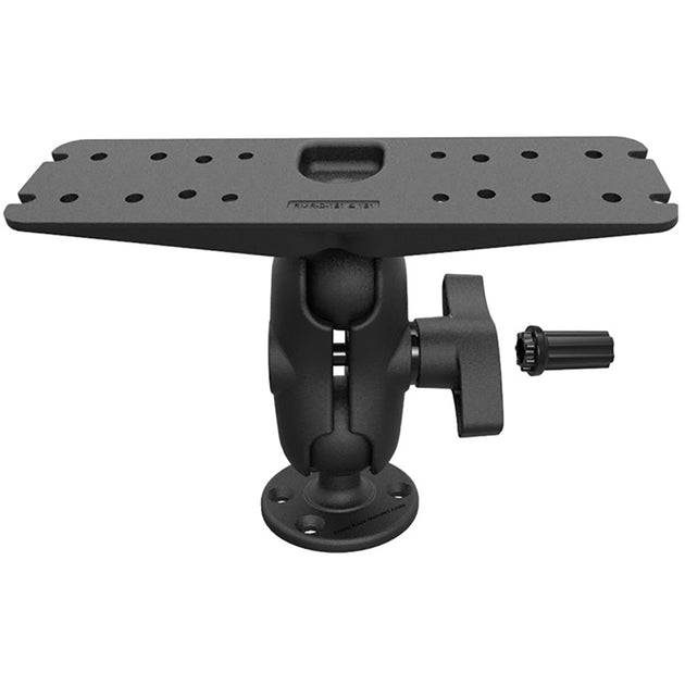 RAM Mount Heavy Duty Marine Electronics Mount w/Pin-Lock Security Kit Short Arm [RAM-S-D-111U-C] - Premium Marine Electronics Mounts from RAM Mounting Systems - Just $147.99! Shop now at Brushy Creek Marine
