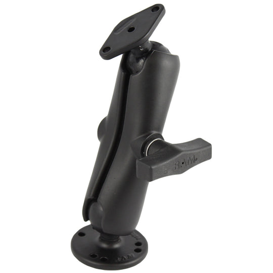 RAM Mount 1.5" Diameter Ball Flat Surface Mount w/2.5" Round Base & Diamond Base [RAM-138U] - Premium Surface Mount from RAM Mounting Systems - Just $53.99! Shop now at Brushy Creek Marine