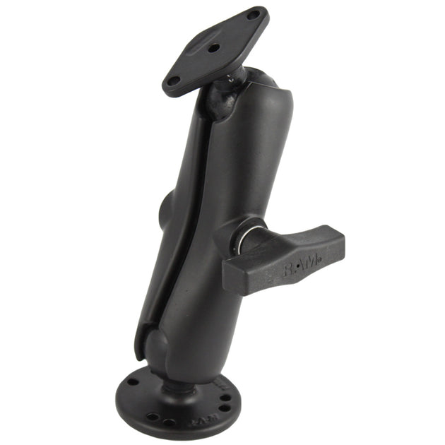 RAM Mount 1.5" Diameter Ball Flat Surface Mount w/2.5" Round Base & Diamond Base [RAM-138U] - Premium Surface Mount from RAM Mounting Systems - Just $53.99! Shop now at Brushy Creek Marine