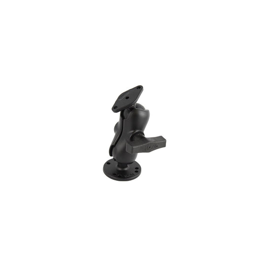 RAM Mount Screw Down Surface Mount Short Arm 1.5" Ball [RAM-138U-B] - Premium Surface Mount from RAM Mounting Systems - Just $52.49! Shop now at Brushy Creek Marine