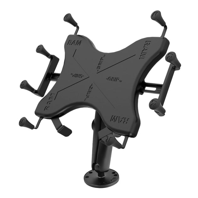RAM Mount X-Grip III Large Tablet Holder w/ Long Flat Surface Mount [RAM-B-101-C-UN9U] - Premium Tablet Mounts from RAM Mounting Systems - Just $136.49! Shop now at Brushy Creek Marine
