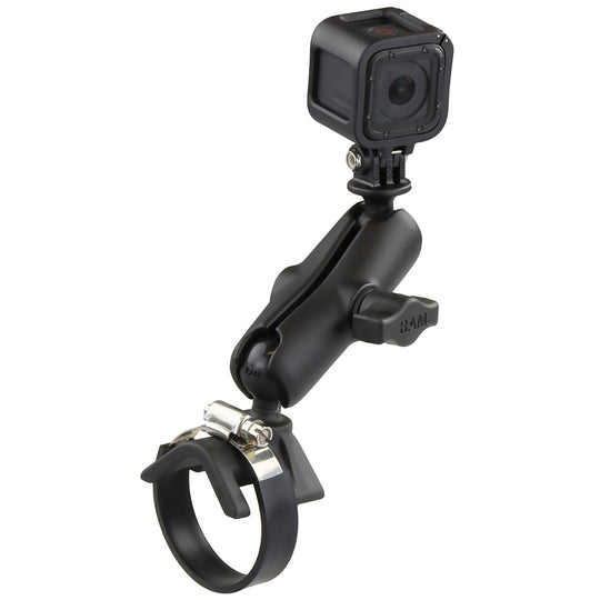 RAM Mount Strap Base w/GoPro Camera Mount [RAM-B-108-GOP1] - Premium Camera Mounts from RAM Mounting Systems - Just $47.49! Shop now at Brushy Creek Marine