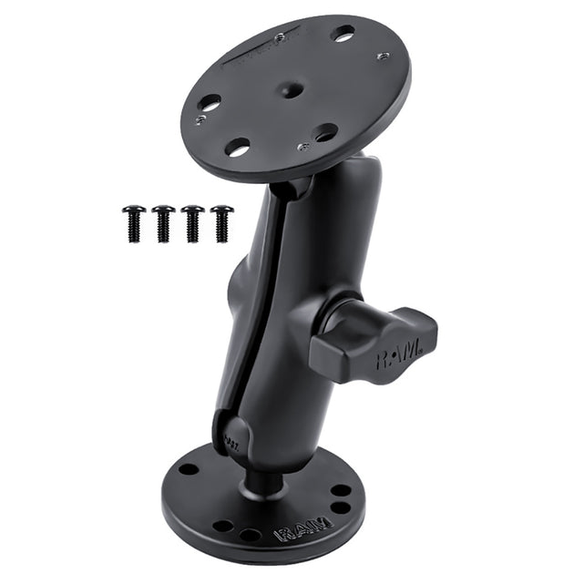 RAM Mount 1" Ball "Light Use" Flat Surface Mount f/Raymarine Dragonfly [RAM-B-101-RYM1] - Premium Marine Electronics Mounts from RAM Mounting Systems - Just $38.49! Shop now at Brushy Creek Marine
