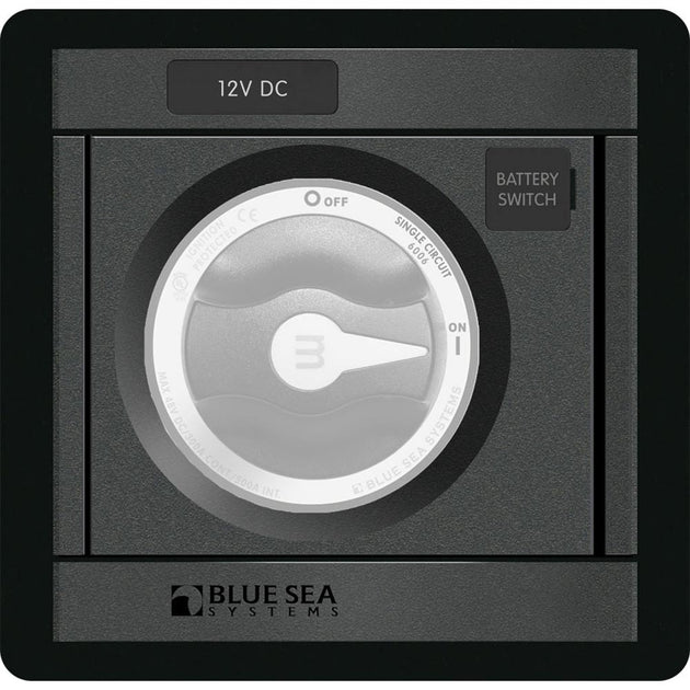 Blue Sea 1139 DC M-Series Black Panel Square [1139] - Premium Electrical Panels from Blue Sea Systems - Just $128.99! Shop now at Brushy Creek Marine