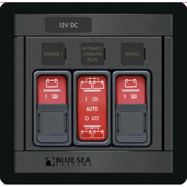 Blue Sea 1147 Remote Control Panel w/(2)2145 & (1)2146 Remote Control Contura Switch [1147] - Premium Battery Management from Blue Sea Systems - Just $221.99! Shop now at Brushy Creek Marine