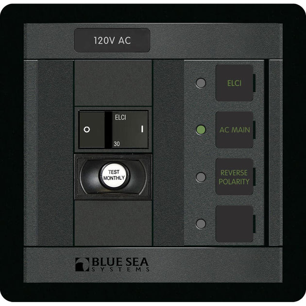 Blue Sea 1502 ELCI Main 30A Double Pole Panel [1502] - Premium Electrical Panels from Blue Sea Systems - Just $754.99! Shop now at Brushy Creek Marine