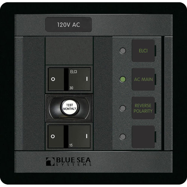 Blue Sea 1190 ELCI Main 30A Double Pole + 1 Position [1190] - Premium Electrical Panels from Blue Sea Systems - Just $803.99! Shop now at Brushy Creek Marine