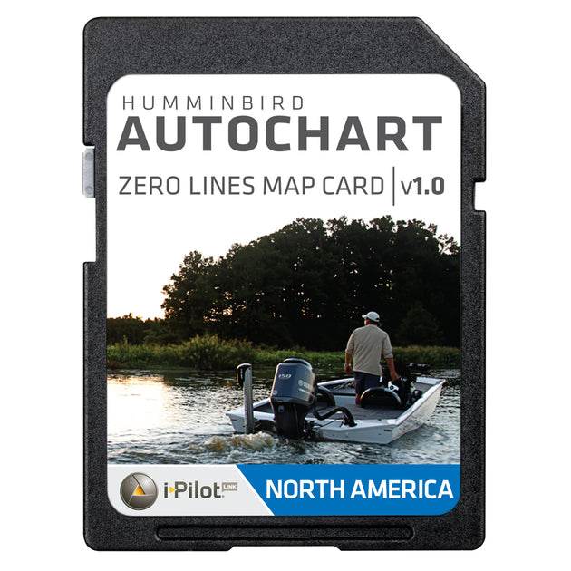 Humminbird AutoChart Zero Lines Map Card [600033-1] - Premium Humminbird from Humminbird - Just $99.99! Shop now at Brushy Creek Marine