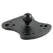 RAM Mount 1" Ball Marine Electronic Base f/Humminbird & Lowrance [RAM-B-107BU] - Premium Marine Electronics Mounts from RAM Mounting Systems - Just $22.99! Shop now at Brushy Creek Marine