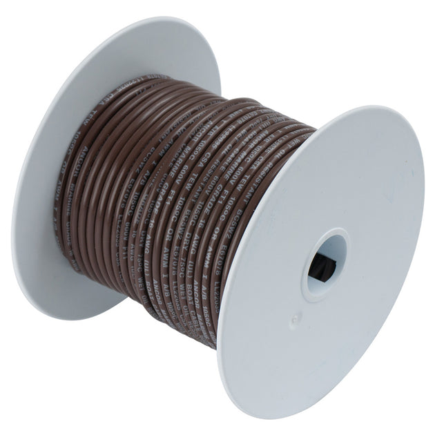 Ancor Brown 14AWG Tinned Copper Wire - 100' [104210] - Premium Wire from Ancor - Just $33.99! Shop now at Brushy Creek Marine