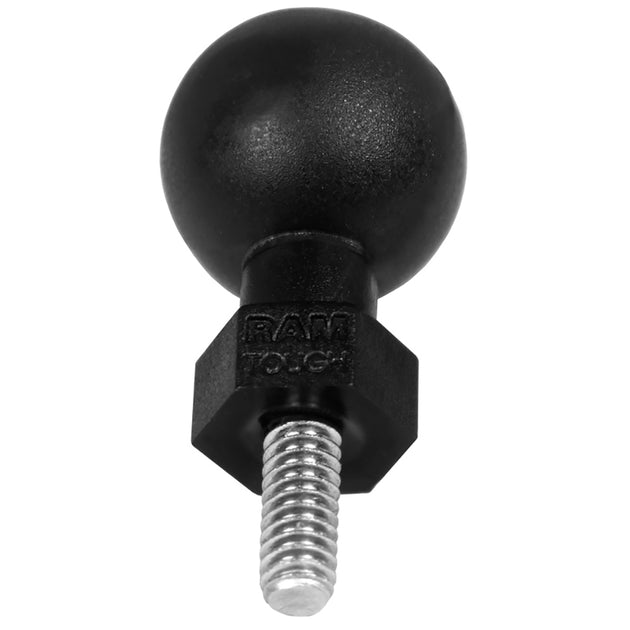 RAM Mount 1" Tough-Ball w/M6-1X6mm Male Threaded Post [RAP-B-379U-M616] - Premium B Size from RAM Mounting Systems - Just $9.49! Shop now at Brushy Creek Marine