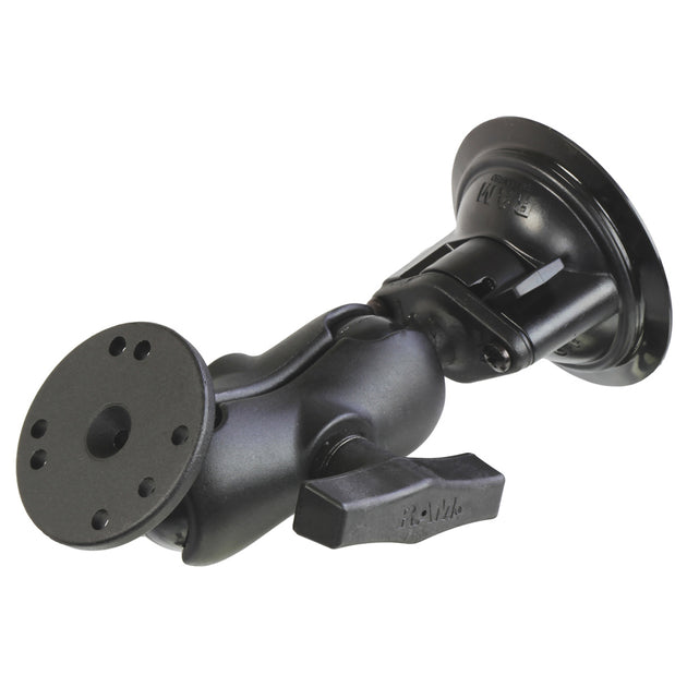RAM Mount Suction Cup Mount w/Short Arm [RAM-166-B-202U] - Premium Suction Cup Mounts from RAM Mounting Systems - Just $64.49! Shop now at Brushy Creek Marine