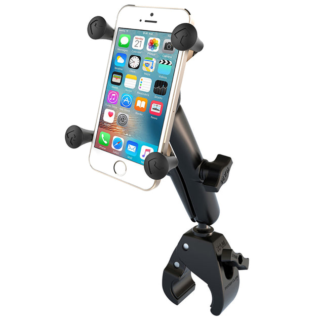 RAM Mount Universal Tough-Claw Base w/Long Double Socket Arm & Universal X-Grip Cell/iPhone Cradle [RAM-B-400-C-UN7U] - Premium Rail/Handle Bar Mounts from RAM Mounting Systems - Just $92.99! Shop now at Brushy Creek Marine