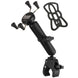 RAM Mount Universal Tough-Claw Base w/Long Double Socket Arm & Universal X-Grip Cell/iPhone Cradle [RAM-B-400-C-UN7U] - Premium Rail/Handle Bar Mounts from RAM Mounting Systems - Just $94.99! Shop now at Brushy Creek Marine