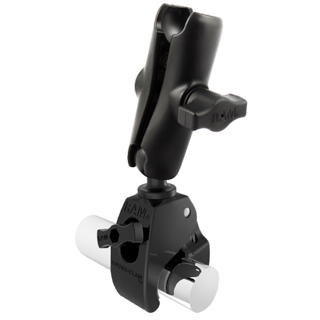 RAM Mount 1" Ball Standard Length Double Socket Arm w/Medium Tough-Claw Base [RAP-B-404-201U] - Premium Rail/Handle Bar Mounts from RAM Mounting Systems - Just $52.49! Shop now at Brushy Creek Marine