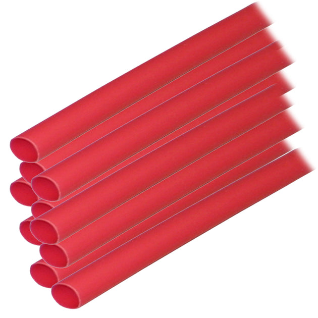Ancor Adhesive Lined Heat Shrink Tubing (ALT) - 1/4" x 12" - 10-Pack - Red [303624] - Premium Wire Management from Ancor - Just $49.99! Shop now at Brushy Creek Marine