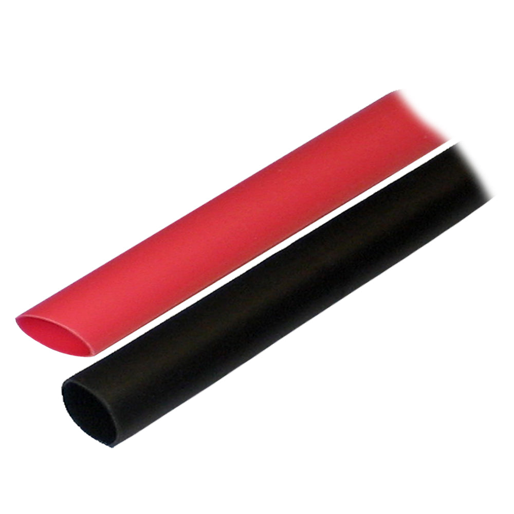 Ancor Adhesive Lined Heat Shrink Tubing (ALT) - 1/2" x 3" - 2-Pack - Black/Red [305602] - Premium Wire Management from Ancor - Just $5.99! Shop now at Brushy Creek Marine