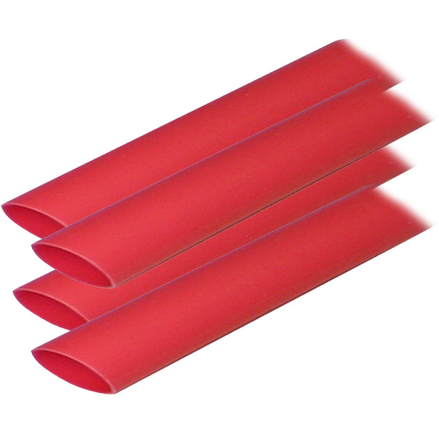 Ancor Adhesive Lined Heat Shrink Tubing (ALT) - 3/4" x 6" - 4-Pack - Red [306606] - Premium Wire Management from Ancor - Just $24.99! Shop now at Brushy Creek Marine