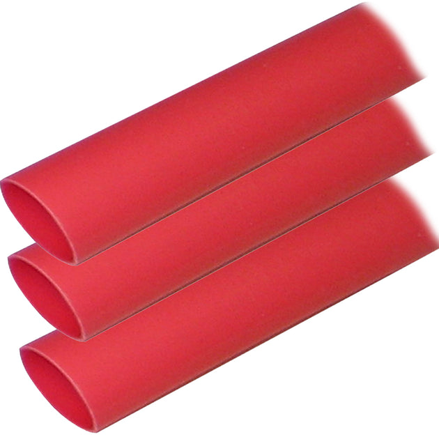 Ancor Adhesive Lined Heat Shrink Tubing (ALT) - 1" x 12" - 3-Pack - Red [307624] - Premium Wire Management from Ancor - Just $39.99! Shop now at Brushy Creek Marine