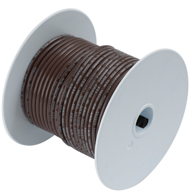 Ancor Brown 18 AWG Tinned Copper Wire - 500' [100250A] - Premium Wire from Ancor - Just $81.99! Shop now at Brushy Creek Marine