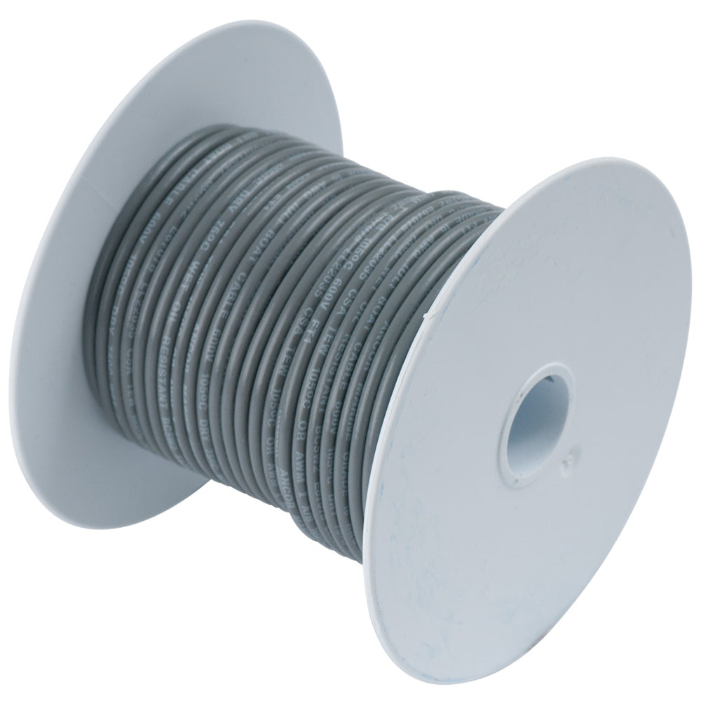 Ancor Grey 16 AWG Tinned Copper Wire - 25' [182403] - Premium Wire from Ancor - Just $9.99! Shop now at Brushy Creek Marine