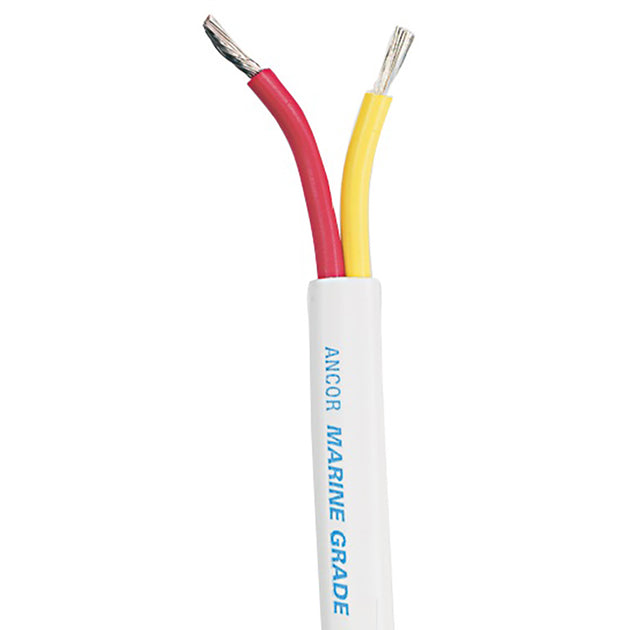 Ancor Safety Duplex Cable - 18/2 AWG - Red/Yellow - Flat - 500' [124950] - Premium Wire from Ancor - Just $215.99! Shop now at Brushy Creek Marine