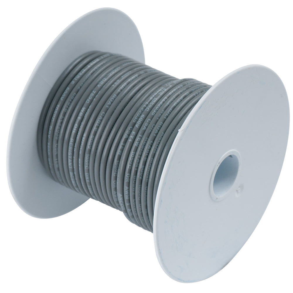 Ancor Grey 14 AWG Tinned Copper Wire - 100' [104410] - Premium Wire from Ancor - Just $33.99! Shop now at Brushy Creek Marine