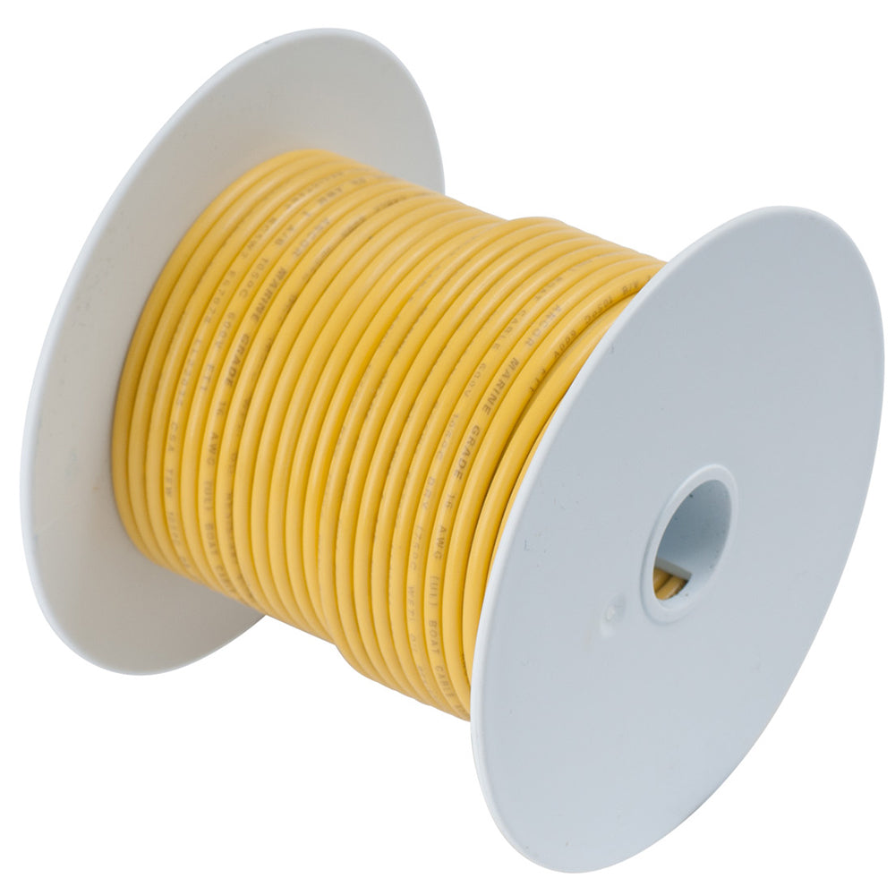Ancor Yellow 10 AWG Tinned Copper Wire - 250' [109025] - Premium Wire from Ancor - Just $184.99! Shop now at Brushy Creek Marine