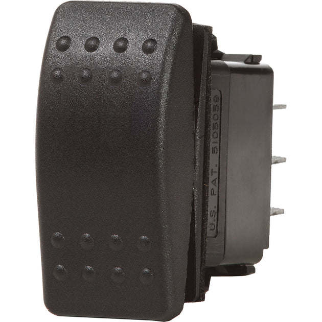 Blue Sea 7930 Contura II Switch SPST Black - OFF-(ON) [7930] - Premium Switches & Accessories from Blue Sea Systems - Just $28.99! Shop now at Brushy Creek Marine