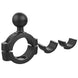 RAM Mount Torque 1-1/8" - 1-1/2" Diameter Handlebar/Rail Base w/1" Ball [RAM-B-408-112-15U] - Premium Rail/Handle Bar Mounts from RAM Mounting Systems - Just $26.99! Shop now at Brushy Creek Marine