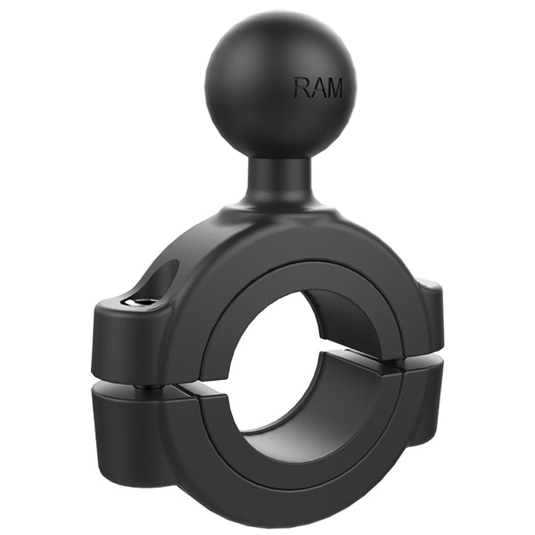 RAM Mount Torque 3/4" - 1" Diameter Handlebar/Rail Base w/1" Ball [RAM-B-408-75-1U] - Premium Rail/Handle Bar Mounts from RAM Mounting Systems - Just $26.49! Shop now at Brushy Creek Marine