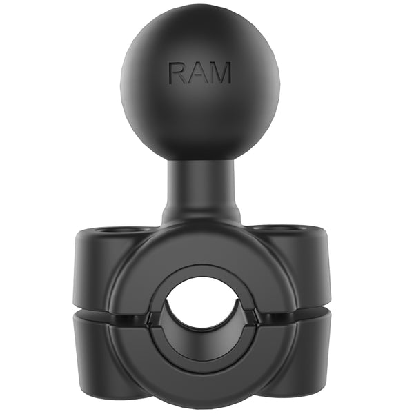 RAM Mount Torque 3/8" - 5/8" Diameter Mini Rail Base w/1" Ball [RAM-B-408-37-62U] - Premium Rail/Handle Bar Mounts from RAM Mounting Systems - Just $25.49! Shop now at Brushy Creek Marine