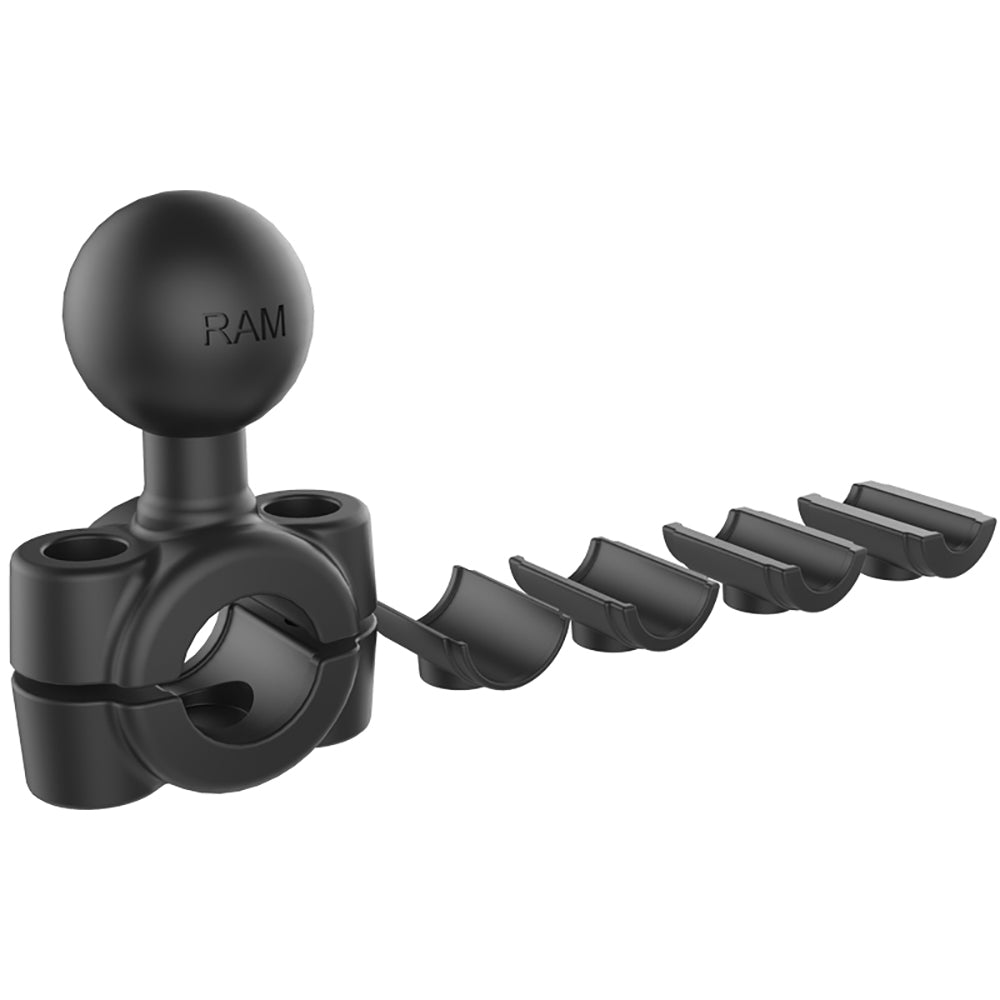 RAM Mount Torque 3/8" - 5/8" Diameter Mini Rail Base w/1" Ball [RAM-B-408-37-62U] - Premium Rail/Handle Bar Mounts from RAM Mounting Systems - Just $24.99! Shop now at Brushy Creek Marine
